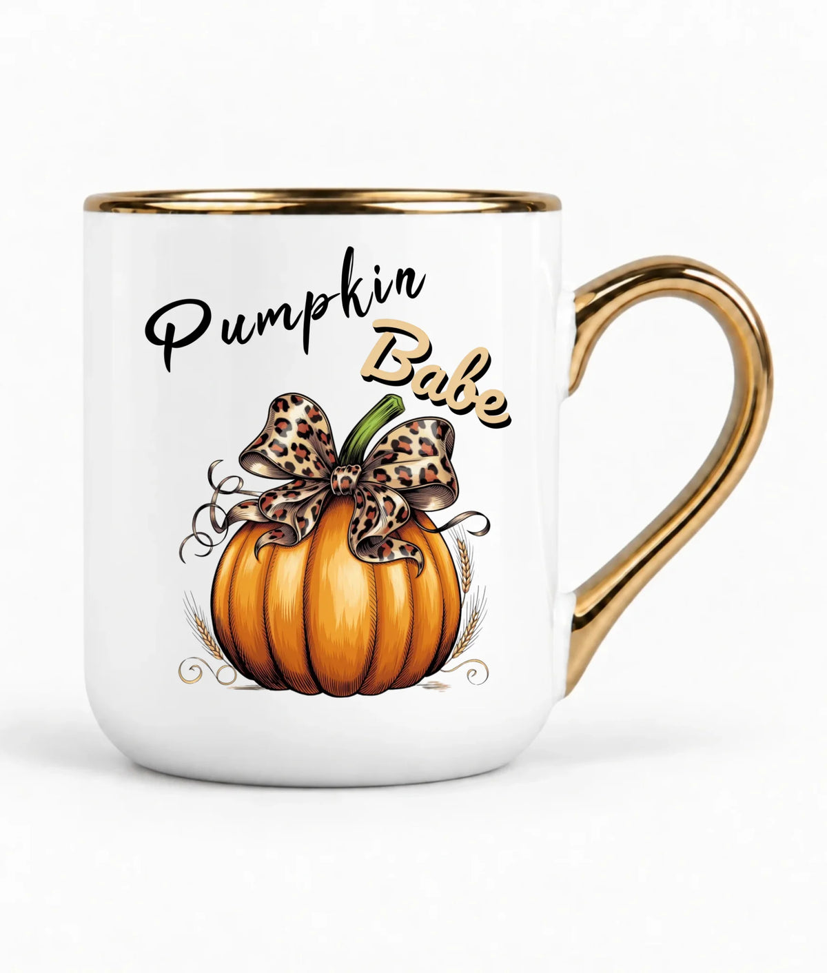 Kubek elegant jesienny - Pumpkin Babe - dla miłośniczki dyni JS33