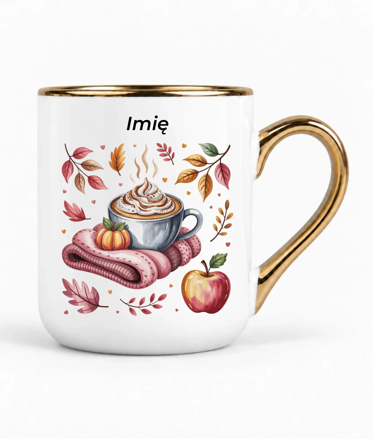 Kubek elegant jesienny - Przytulna jesień - personalizowany JS29
