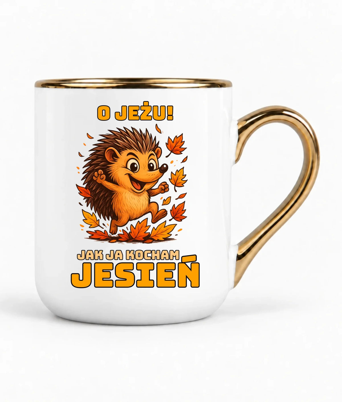 Kubek elegant jesienny - O JEŻU! Jak ja kocham jesień JS31