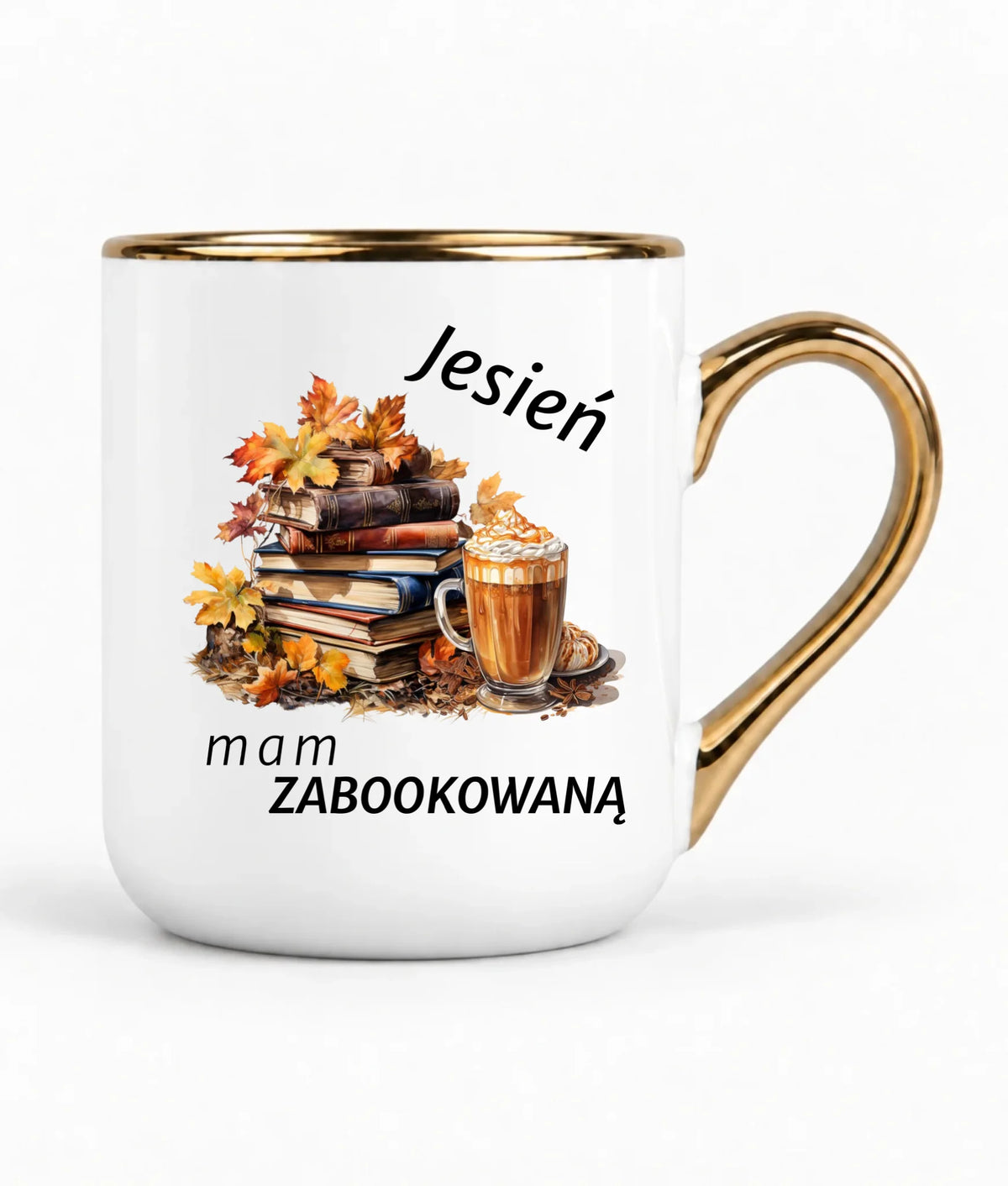 Kubek elegant jesienny - Jesień mam zabookowaną JS28