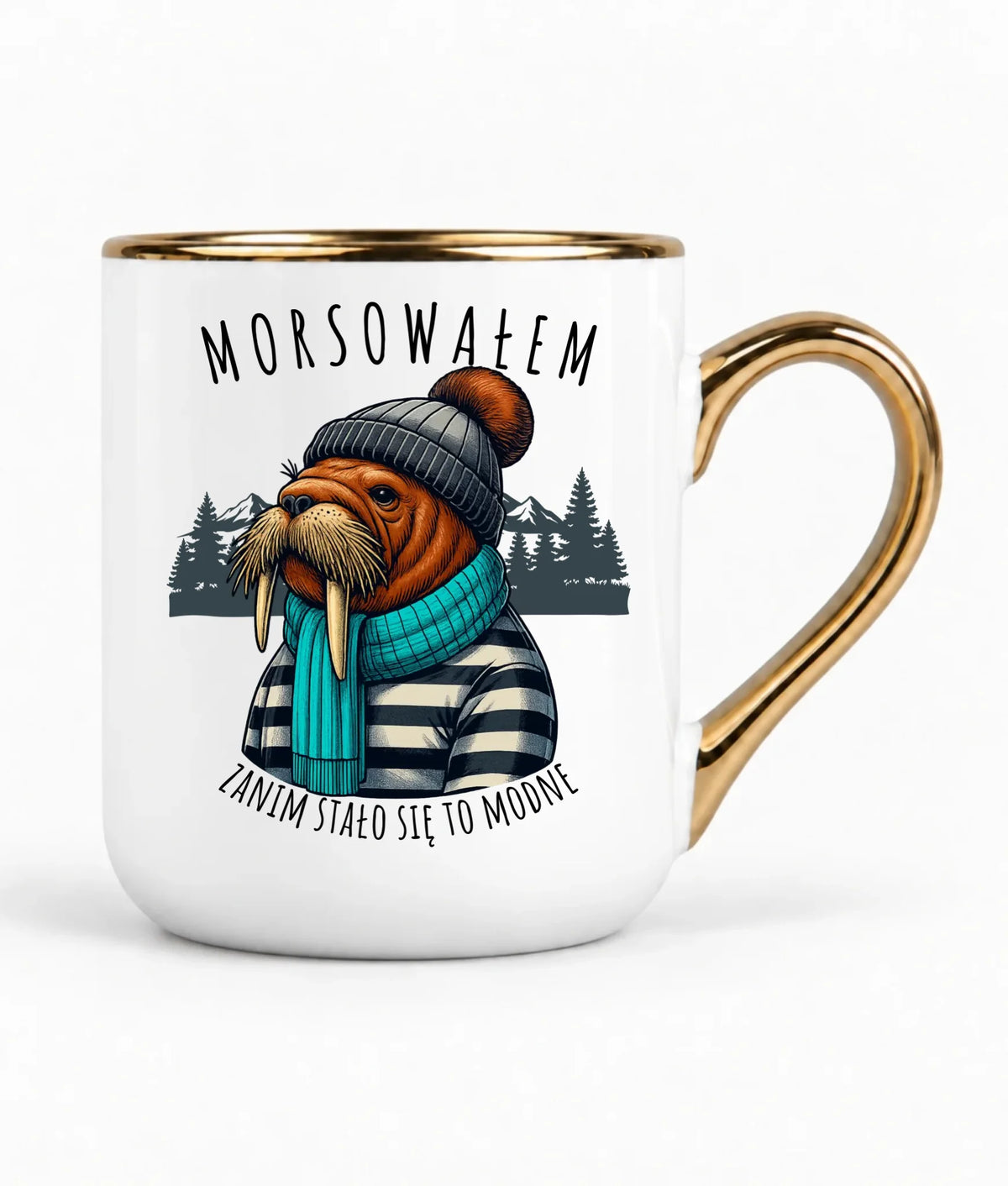 Kubek elegant - prezent dla morsa - Morsowałem zanim stało się to modne - Mors HM08