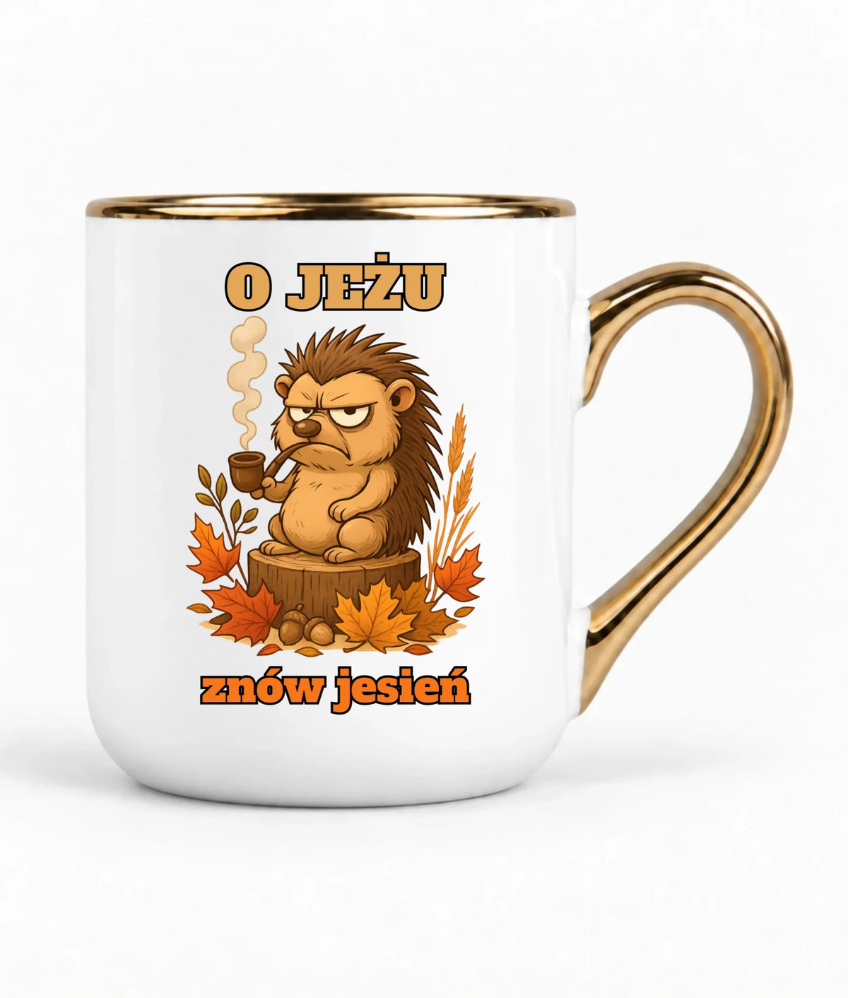 Kubek elegant jesienny - O jeżu znów jesień JS20