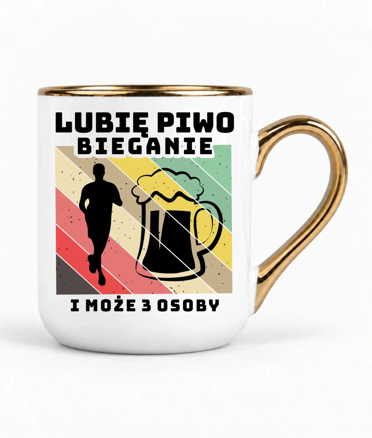 Kubek elegant dla biegacza - Lubię piwo bieganie HB01