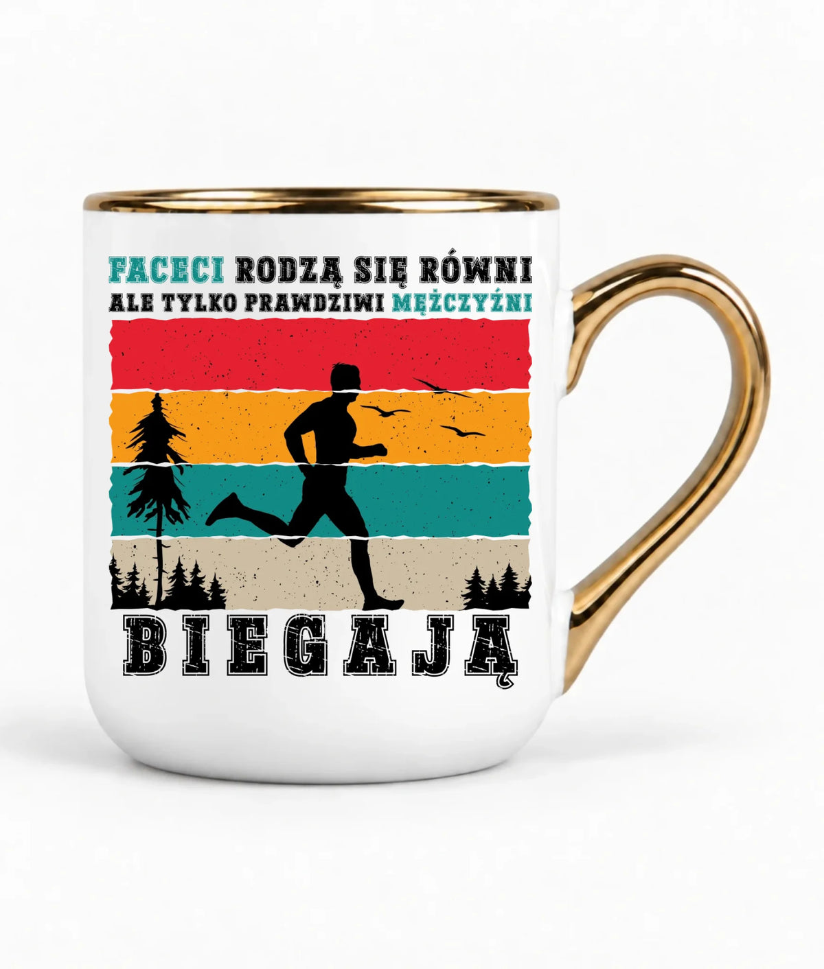 Kubek elegant dla biegacza - Prawdziwi mężczyźni biegają HB02
