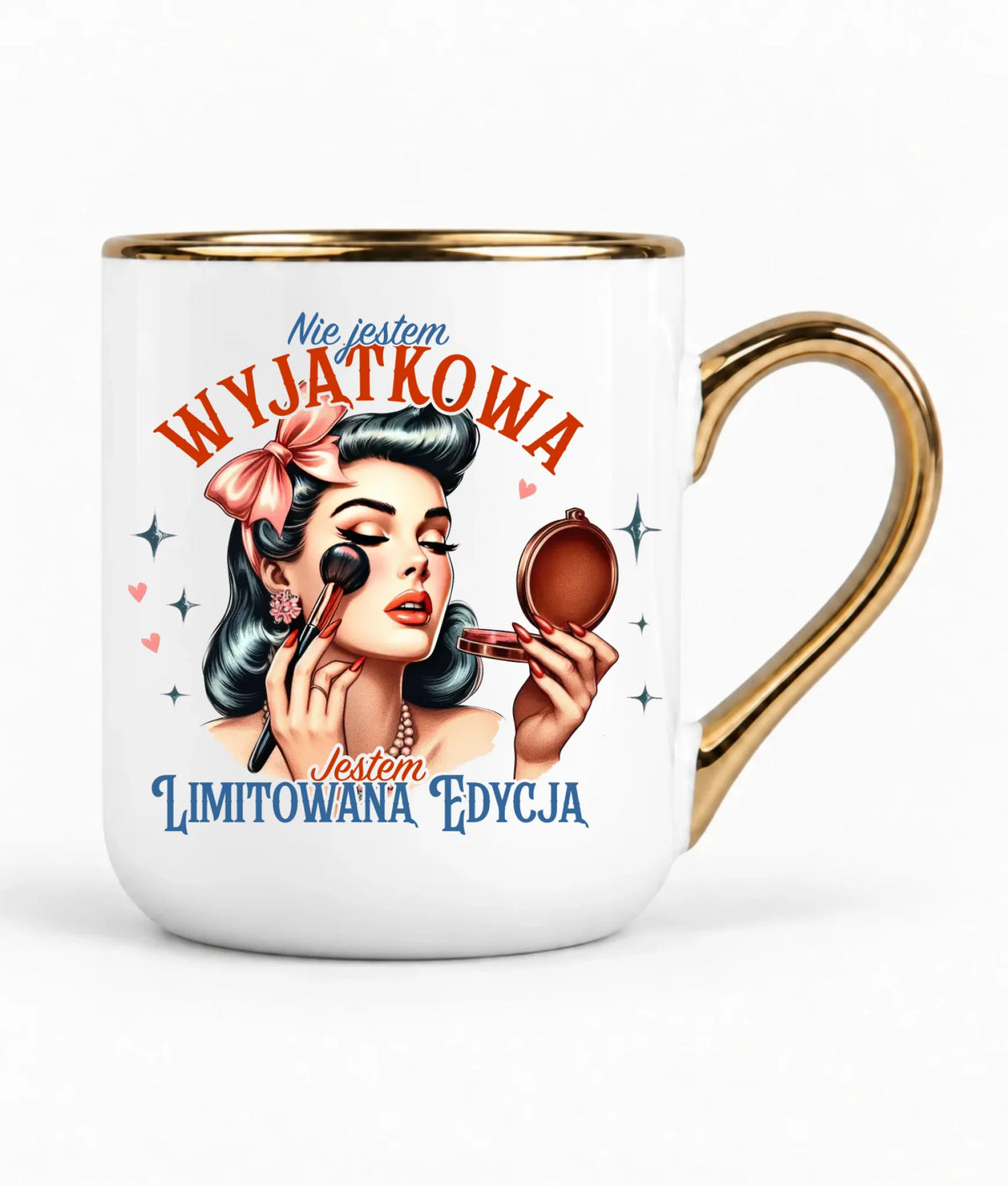 Kubek elegant – Nie jestem wyjątkowa, jestem limitowaną edycją - retro DZ10