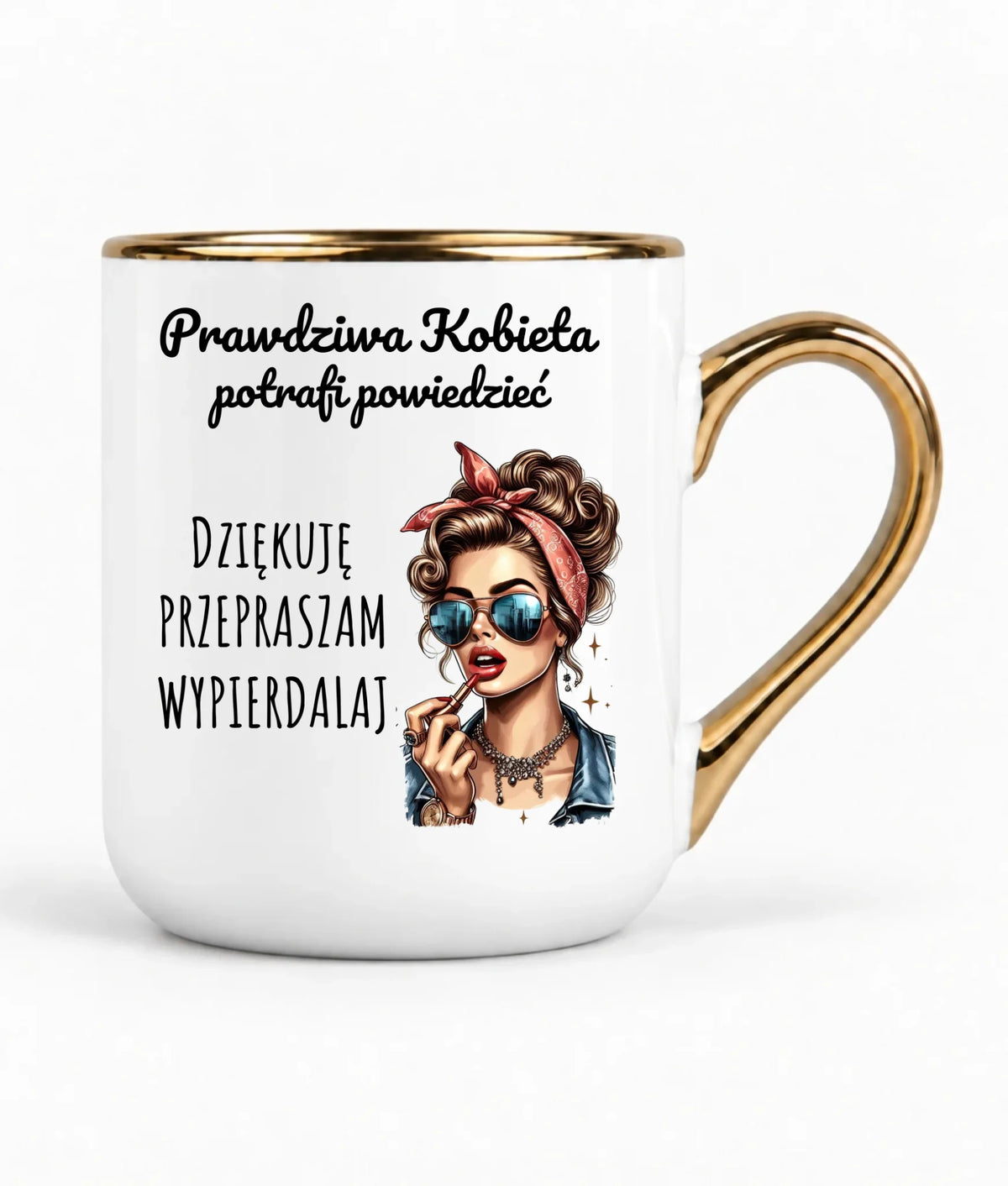 Kubek elegant - Prawdziwa kobieta - bez cenzury DZ15