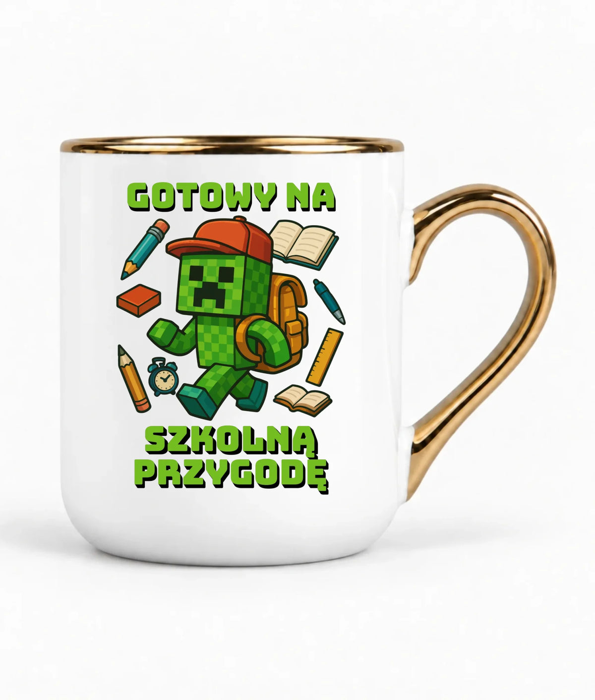 Kubek elegant szkoła - Gotowy na szkołę - gamer do szkoły - SZ13