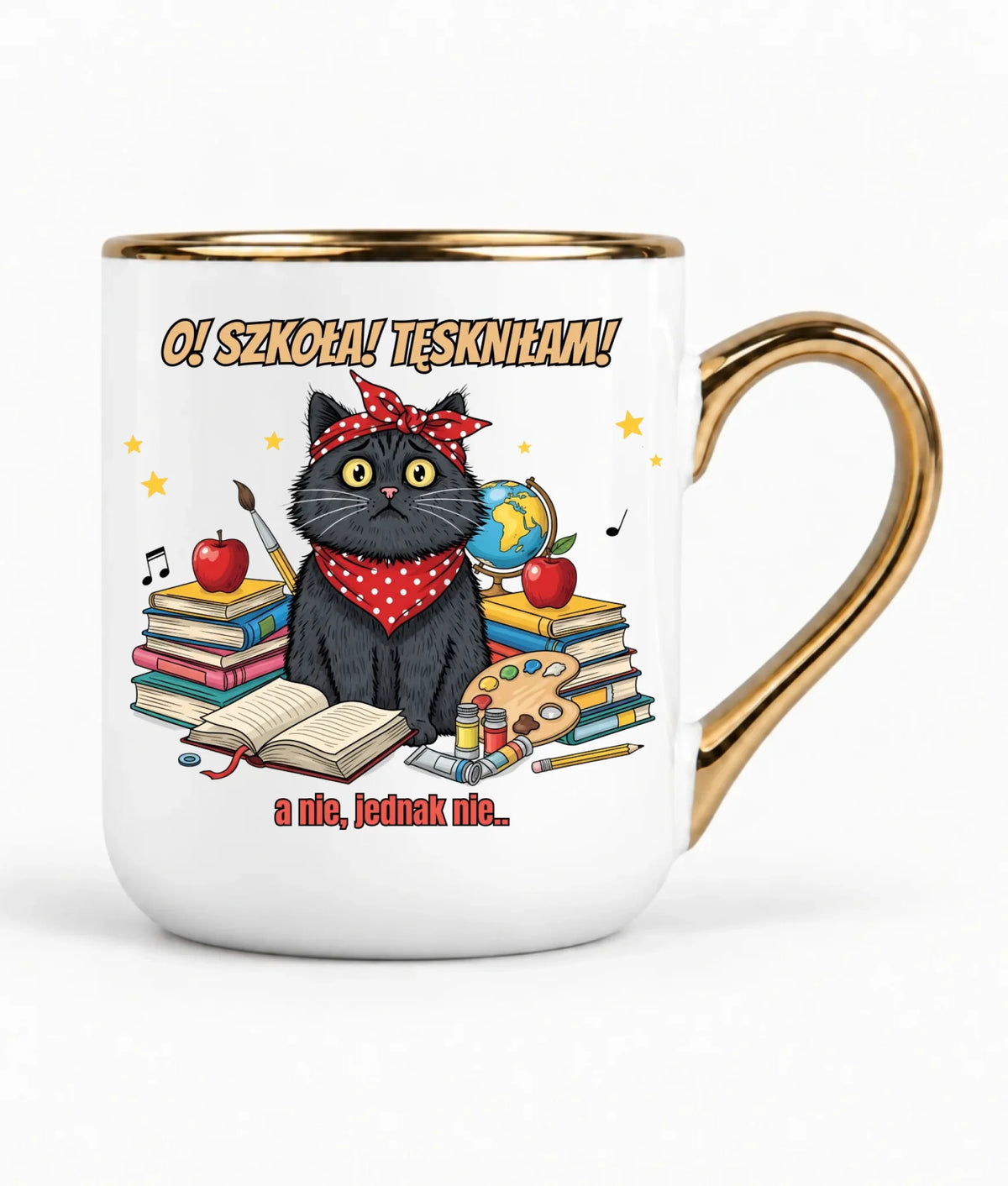 Kubek elegant szkolny O! Szkoła! Tęskniłam! a nie, jednak nie... SZ12