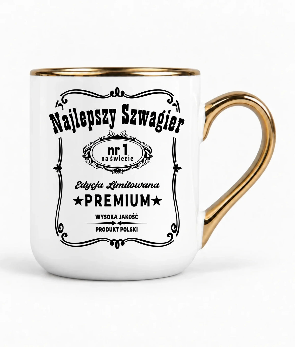 Kubek elegant dla szwagra - Najlepszy Szwagier Edycja Limitowana DSZ02