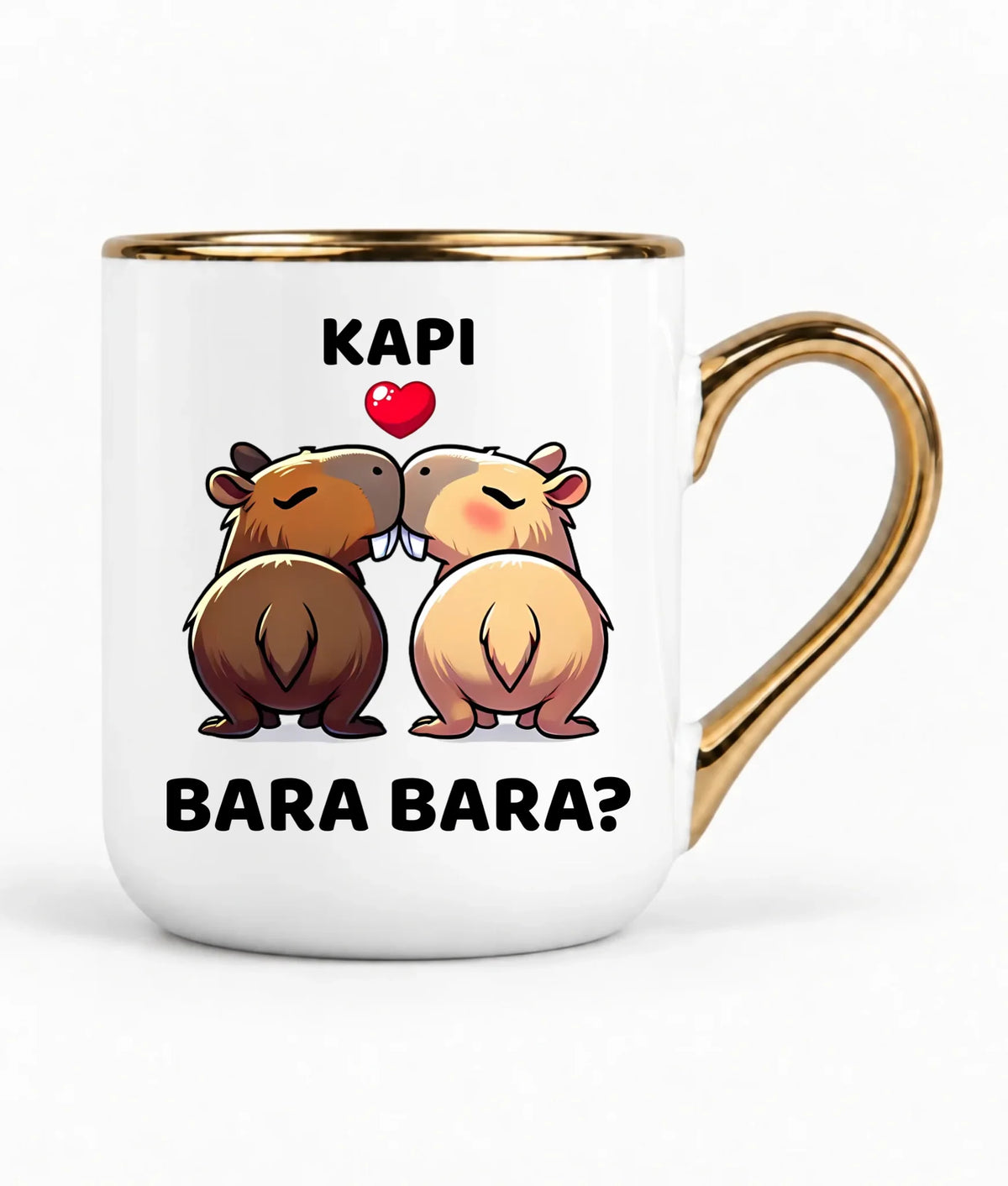 Kubek elegant dla par - Kapibara bara bara W86