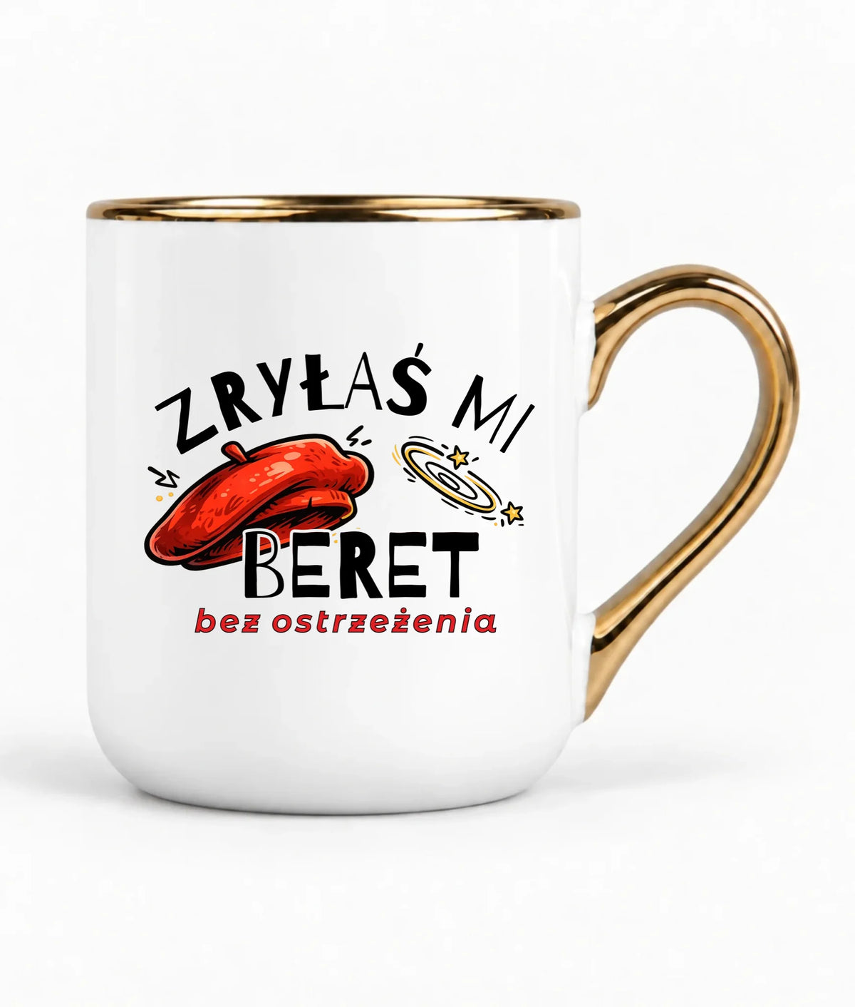 Kubek elegant - Zryłaś mi beret DZ34