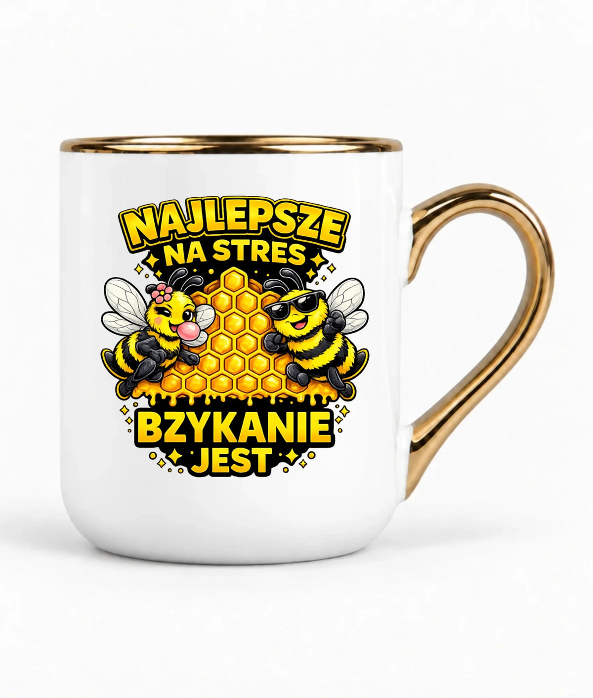 Kubek elegant dla par - Najlepsze na stres bzykanie jest W79