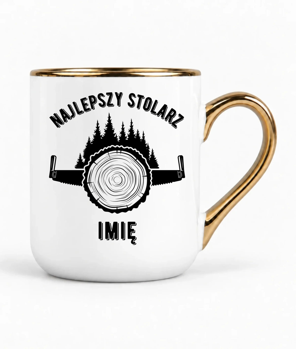 Kubek elegant dla stolarza - Najlepszy stolarz - personalizowany ZS01