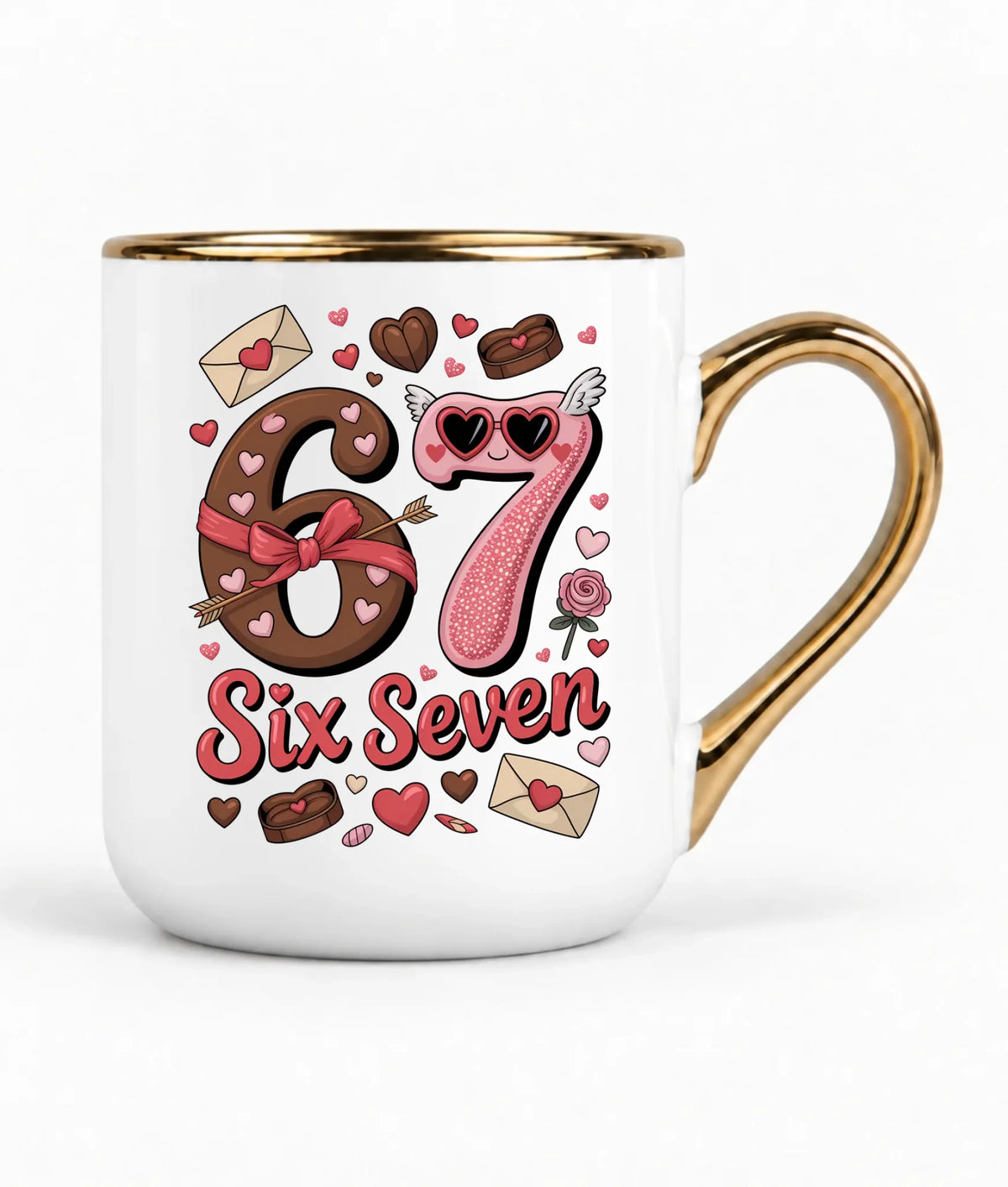 Kubek elegant - Miłość Six Seven 67 W72