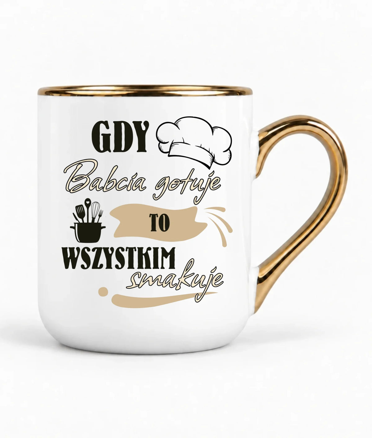 Kubek elegant dla babci - Gdy babcia gotuje to wszystkim smakuje B36