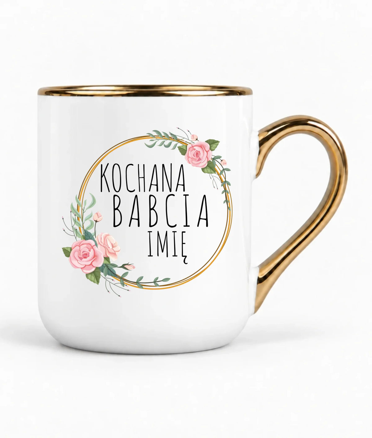 Kubek elegant dla babci - Kochana Babcia - personalizowany B10