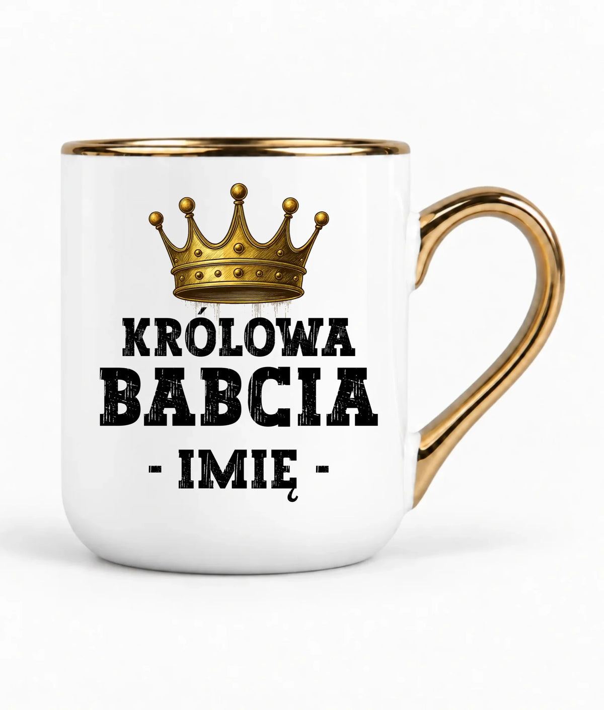 Kubek elegant dla babci - Królowa Babcia - personalizowany B17