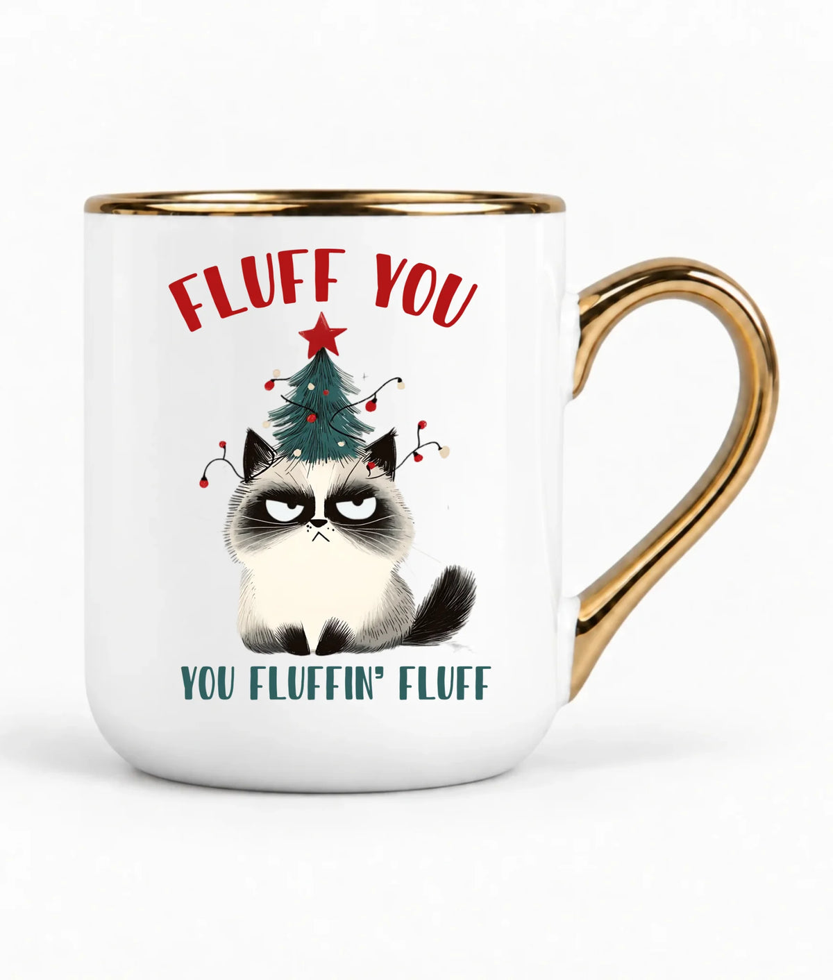 Kubek elegant świąteczny - Fluff You BN10
