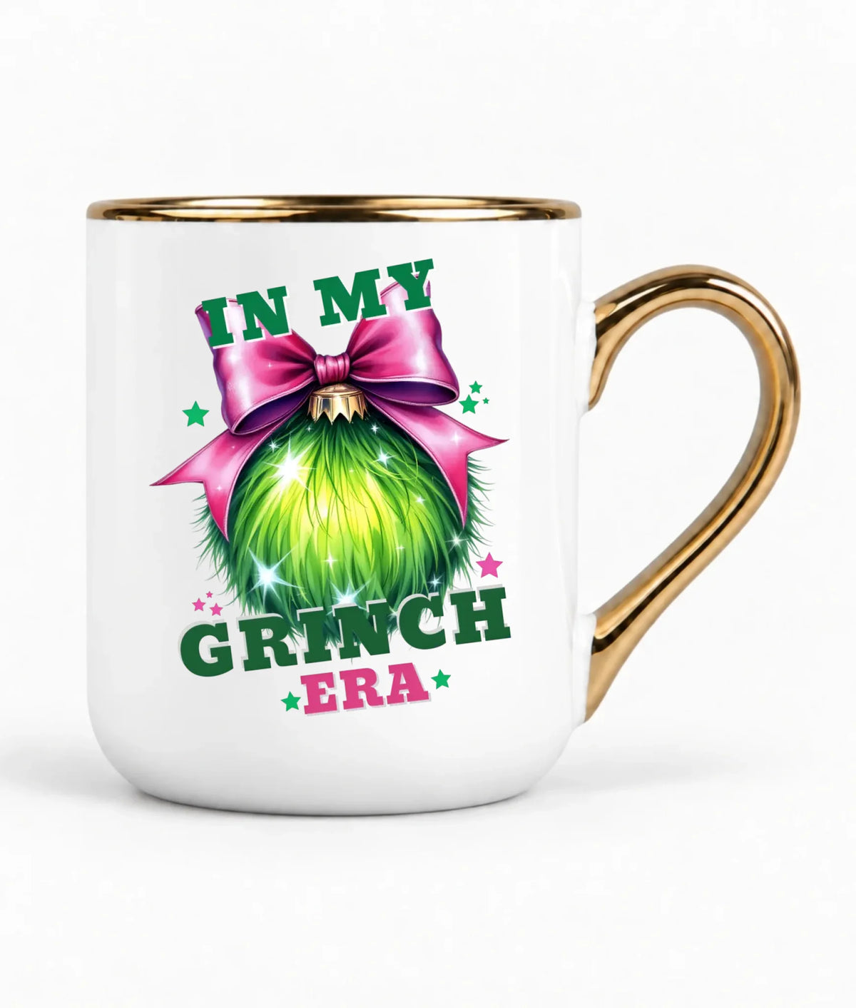 Kubek elegant świąteczny - In my Grinch era BN26