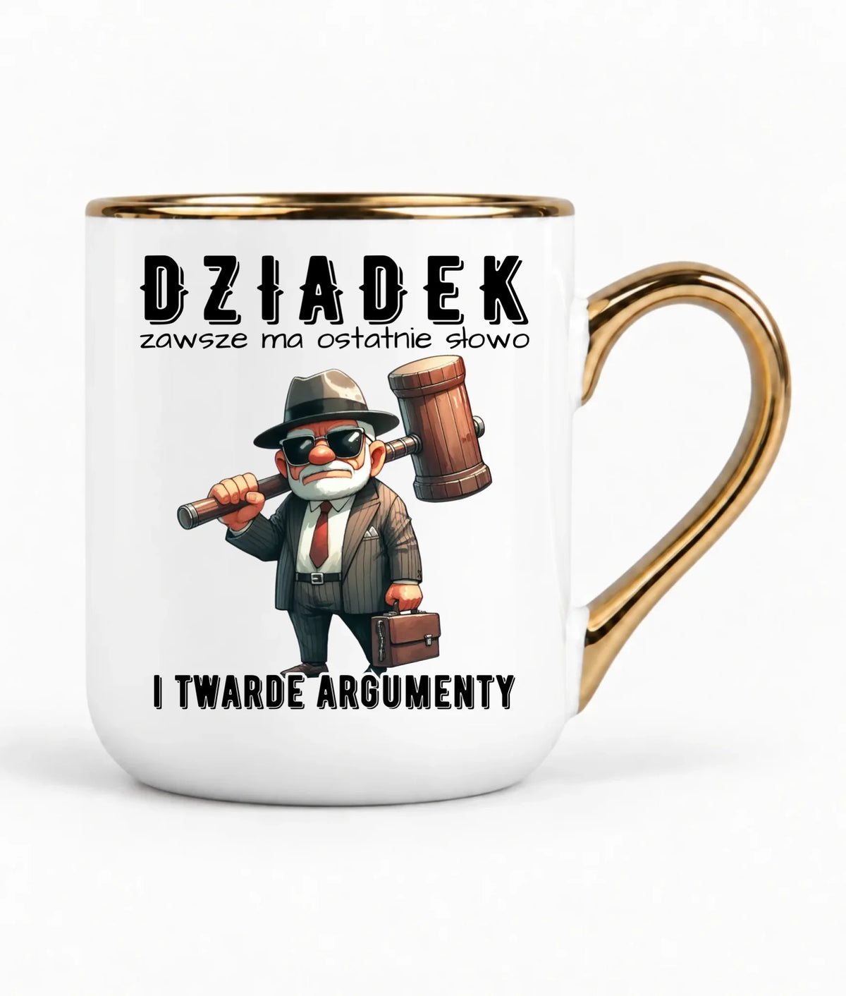 Kubek elegant dla dziadka - Dziadek zawsze ma ostatnie słowo D40