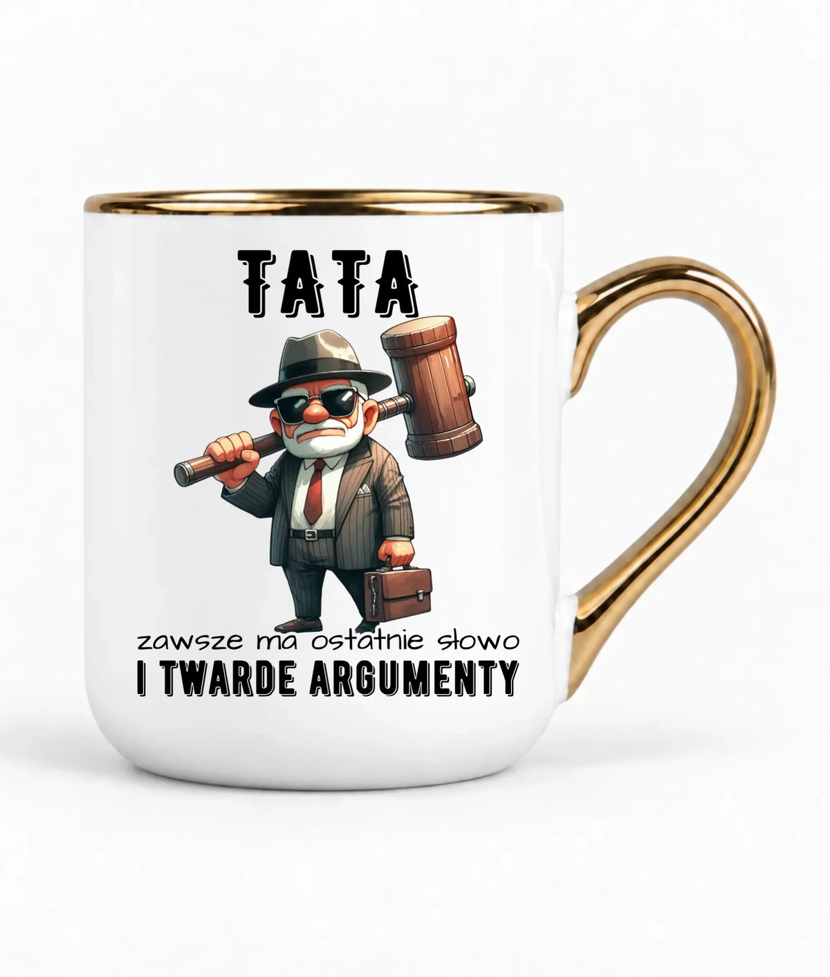Kubek elegant dla taty - Tata zawsze ma ostatnie słowo DT82