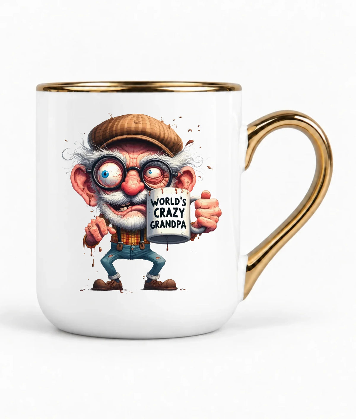 Kubek elegant dla dziadka - Crazy grandpa D38