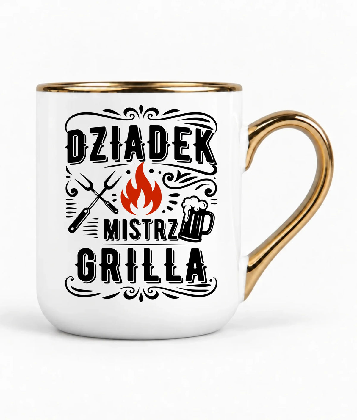 Kubek elegant dla dziadka - Dziadek mistrz grilla D33