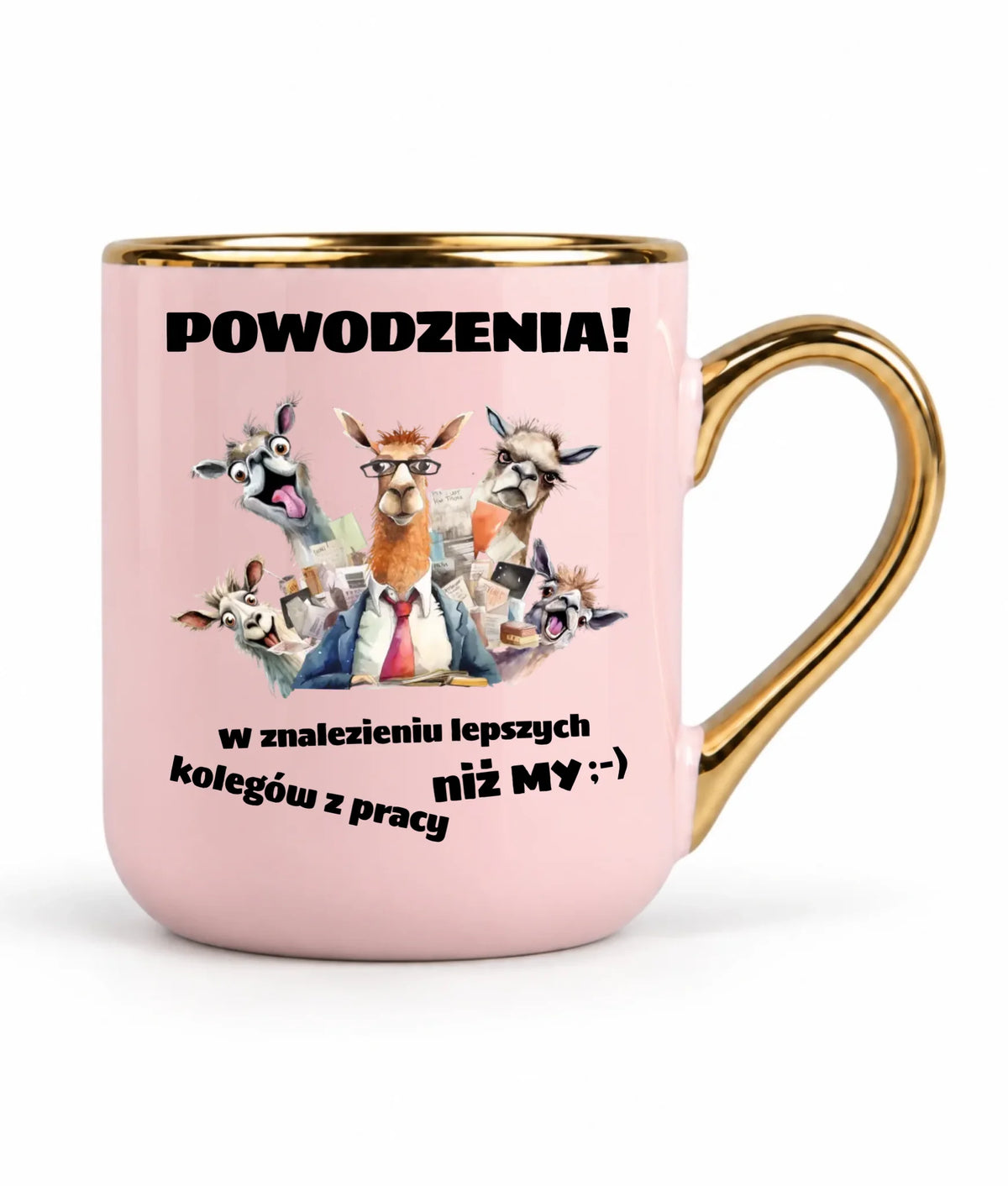 Kubek elegant na odejście z pracy - Powodzenia w znalezieniu lepszych kolegów