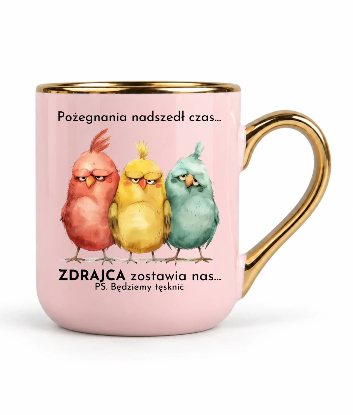 Kubek elegant na odejście z pracy - Pożegnania nadszedł czas