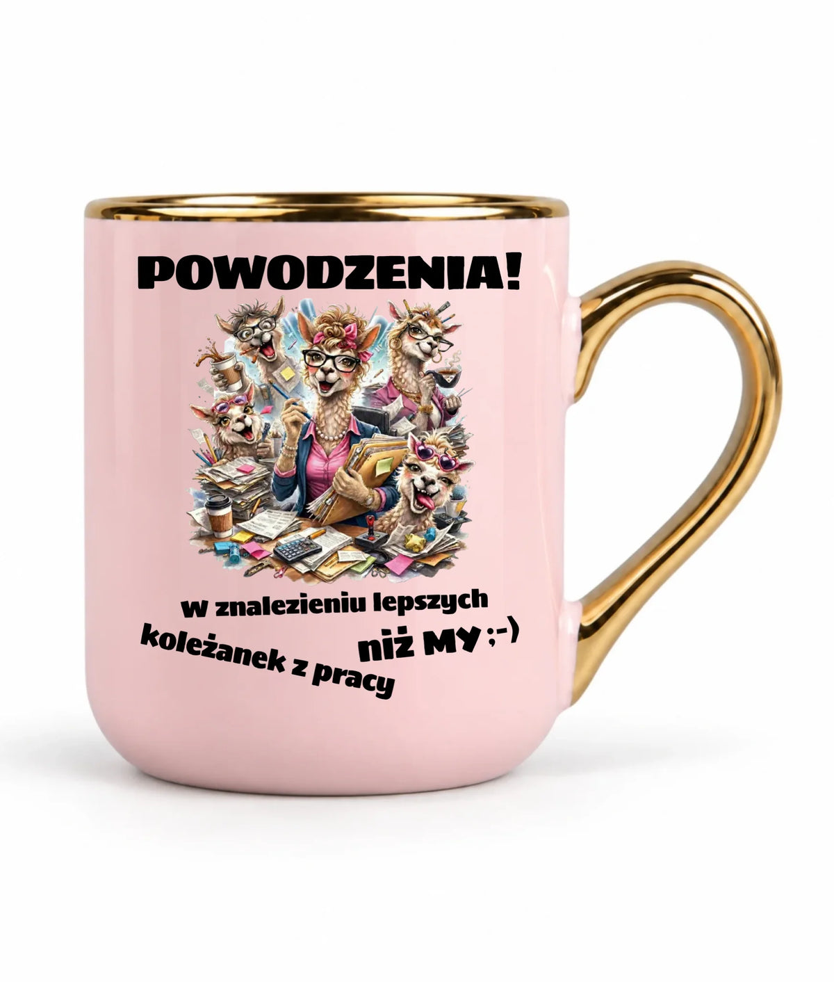 Kubek elegant na odejście z pracy - Powodzenia w znalezieniu lepszych koleżanek
