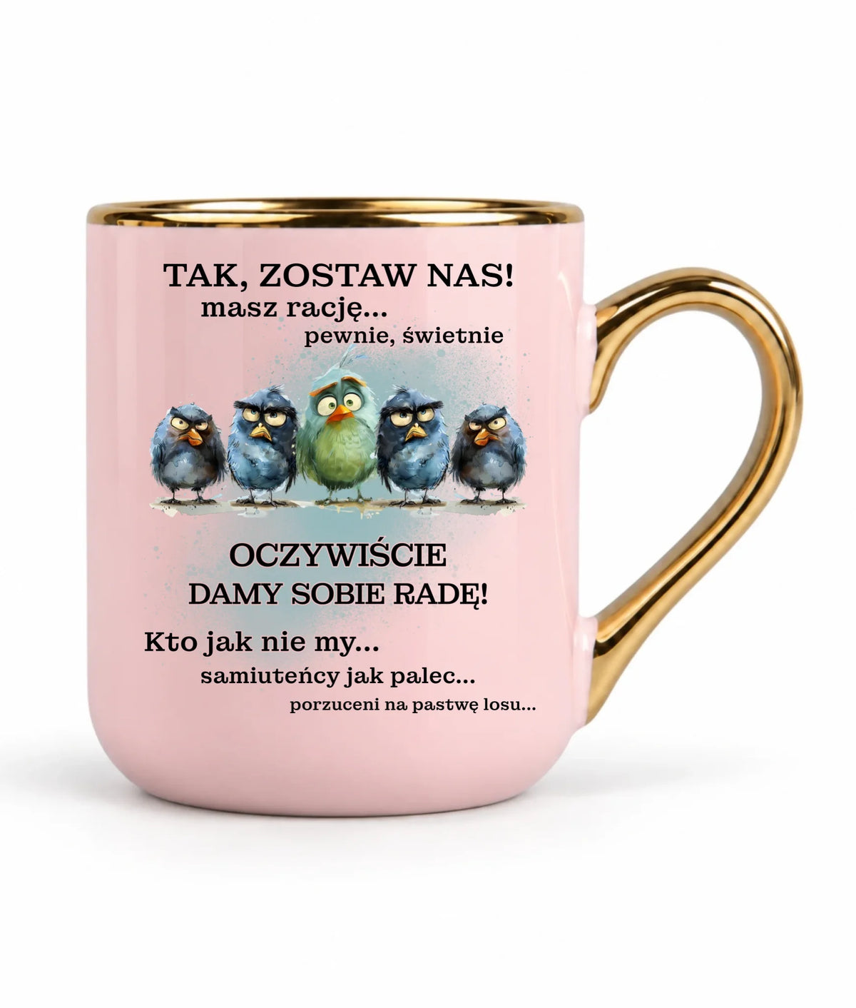 Kubek elegant na odejście z pracy - Tak, zostaw nas!