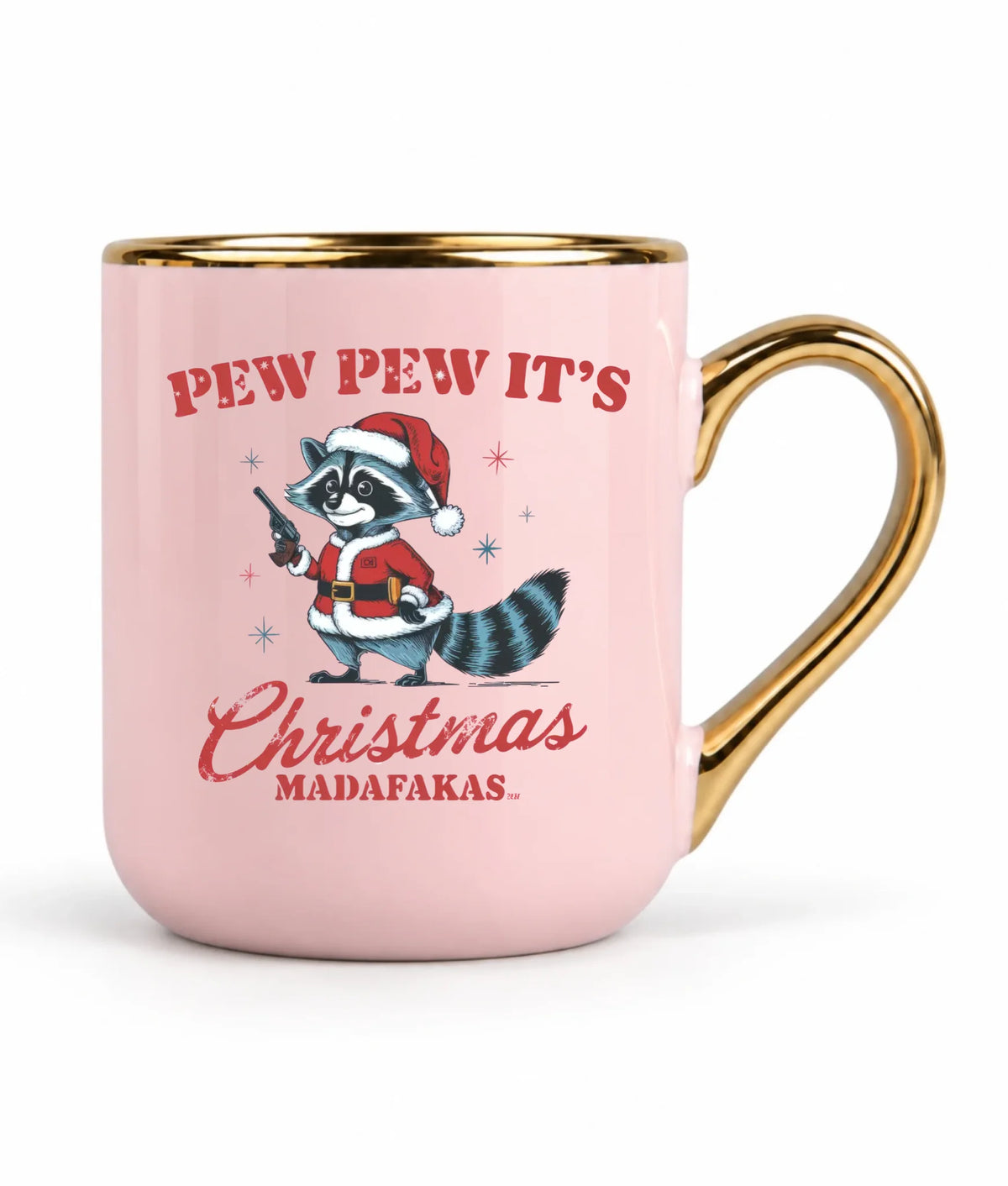 Kubek elegant świąteczny - Pew pew it's Christmas BN60