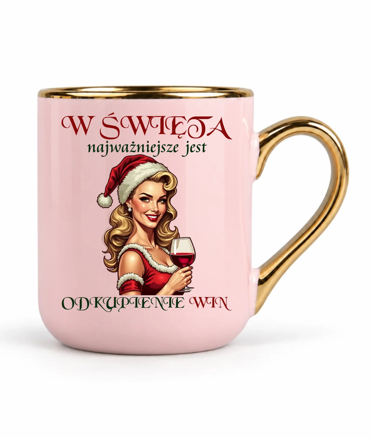 Kubek elegant świąteczny - Odkupienie win BN04