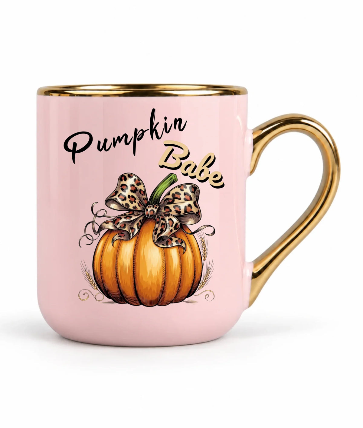 Kubek elegant jesienny - Pumpkin Babe - dla miłośniczki dyni JS33