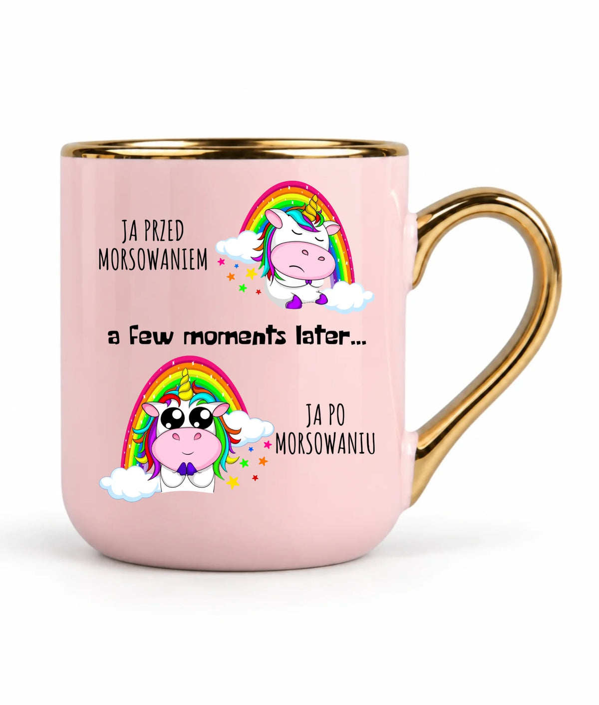 Kubek elegant - prezent dla morsa - Jednorożec - Ja po morsowaniu HM11
