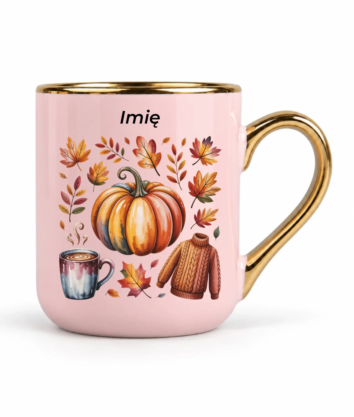 Kubek elegant jesienny - Złota jesień - personalizowany JS30