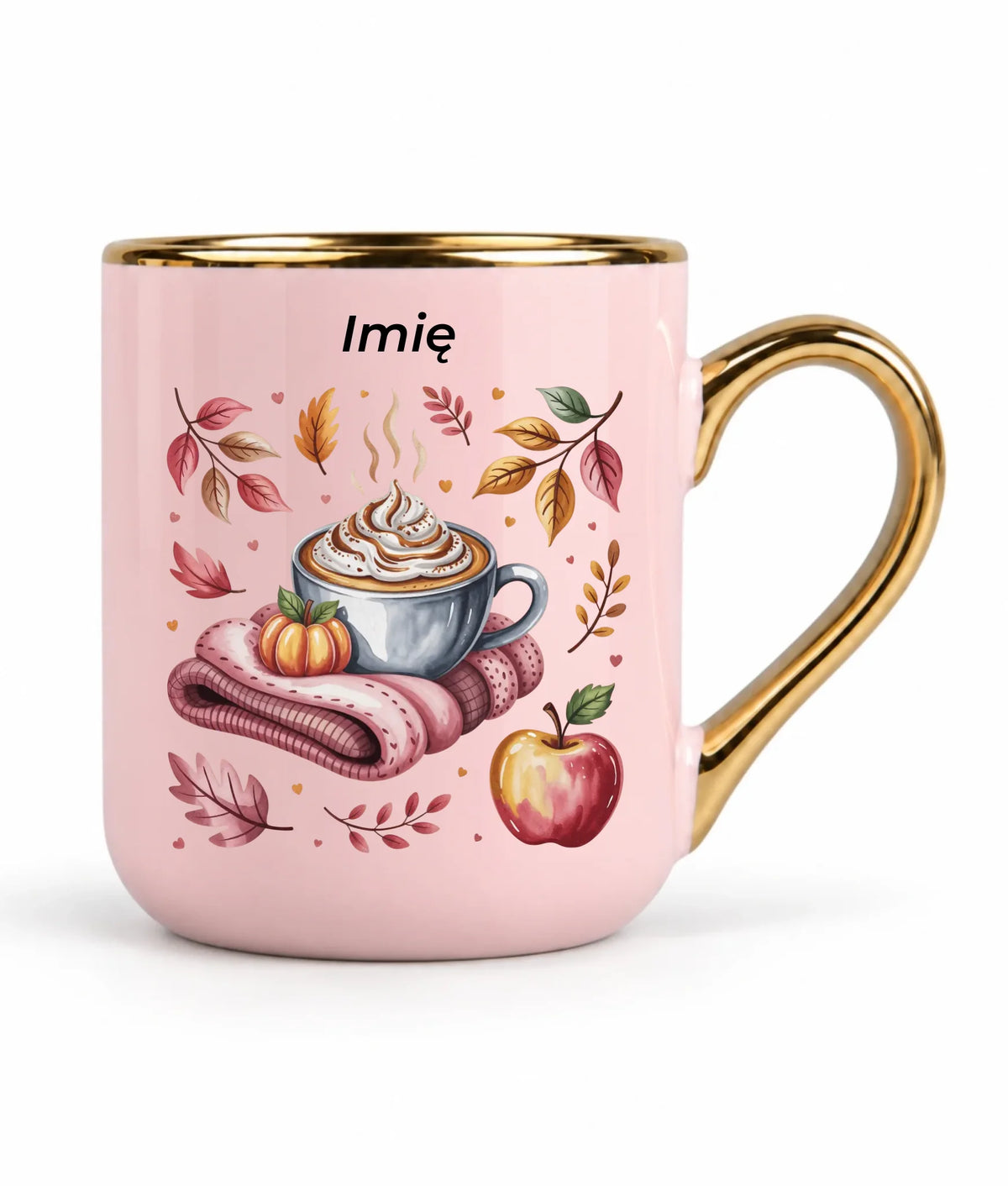 Kubek elegant jesienny - Przytulna jesień - personalizowany JS29