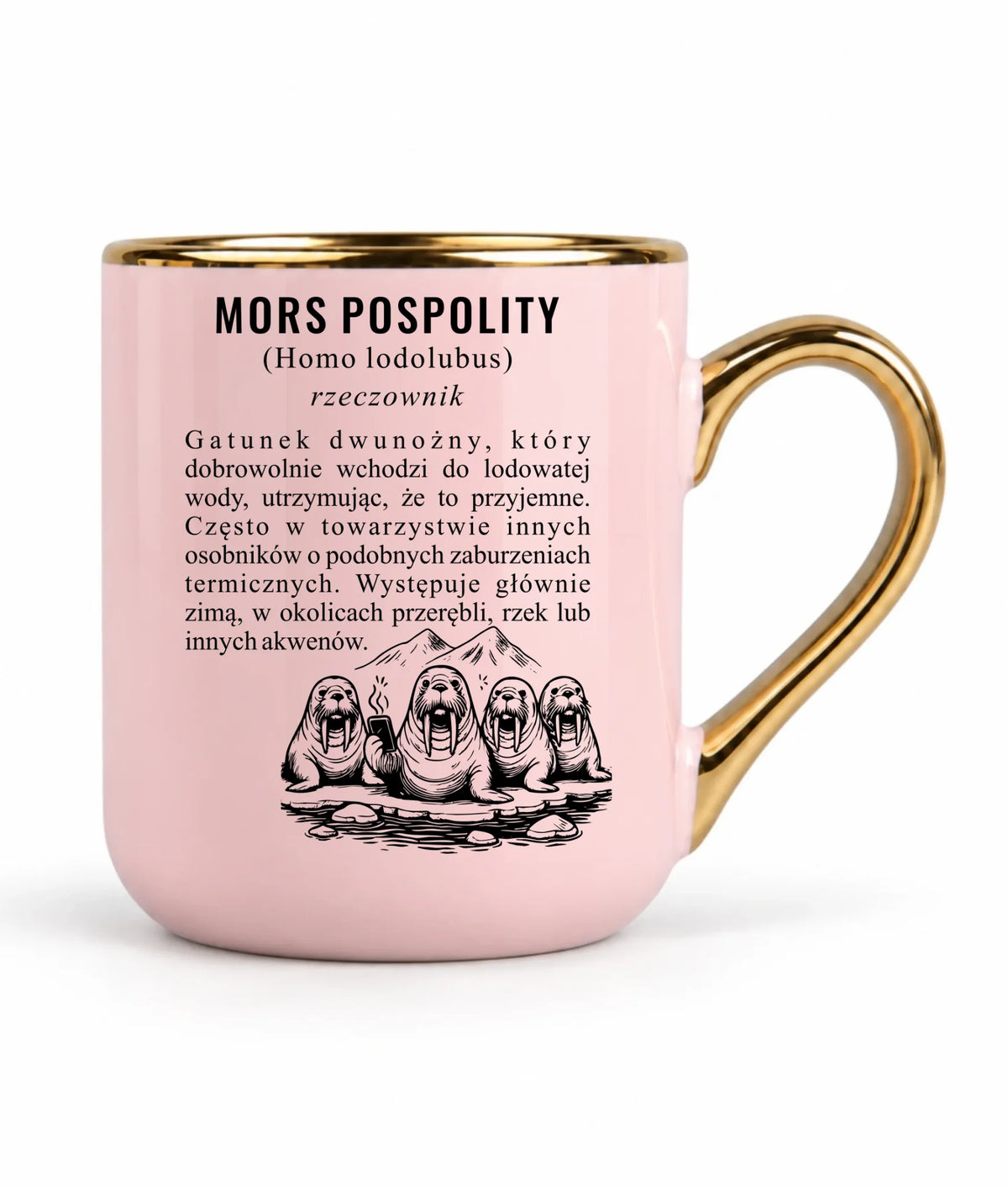 Kubek elegant - prezent dla morsa - Mors pospolity [Homo lodolubus] HM12