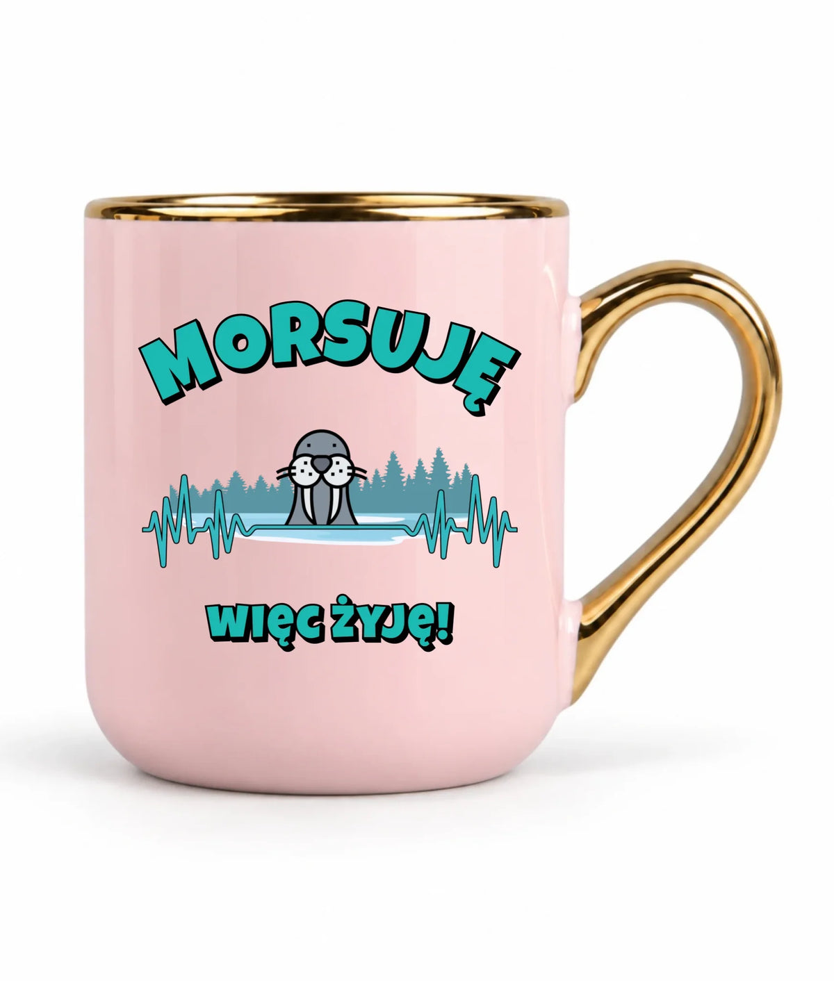 Kubek elegant - prezent dla morsa - Morsuję więc żyję - Mors HM02