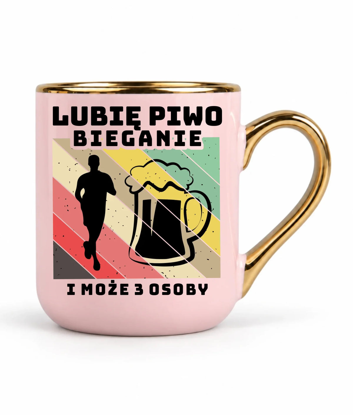 Kubek elegant dla biegacza - Lubię piwo bieganie HB01