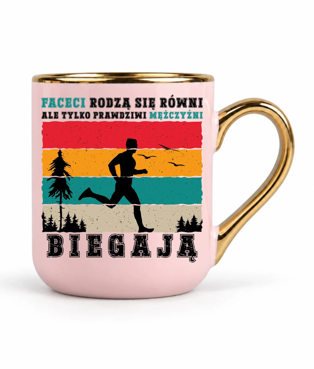 Kubek elegant dla biegacza - Prawdziwi mężczyźni biegają HB02