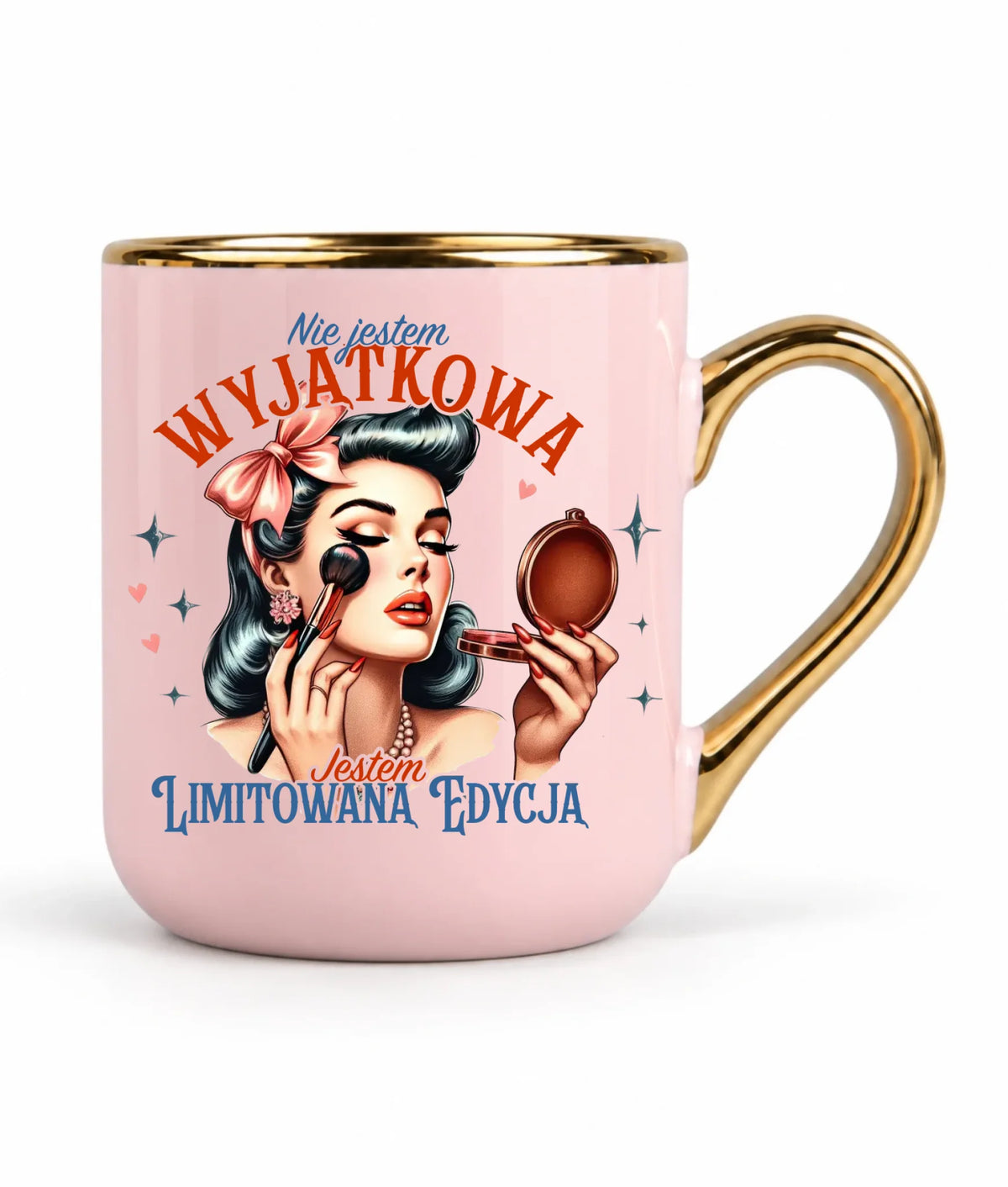 Kubek elegant – Nie jestem wyjątkowa, jestem limitowaną edycją - retro DZ10