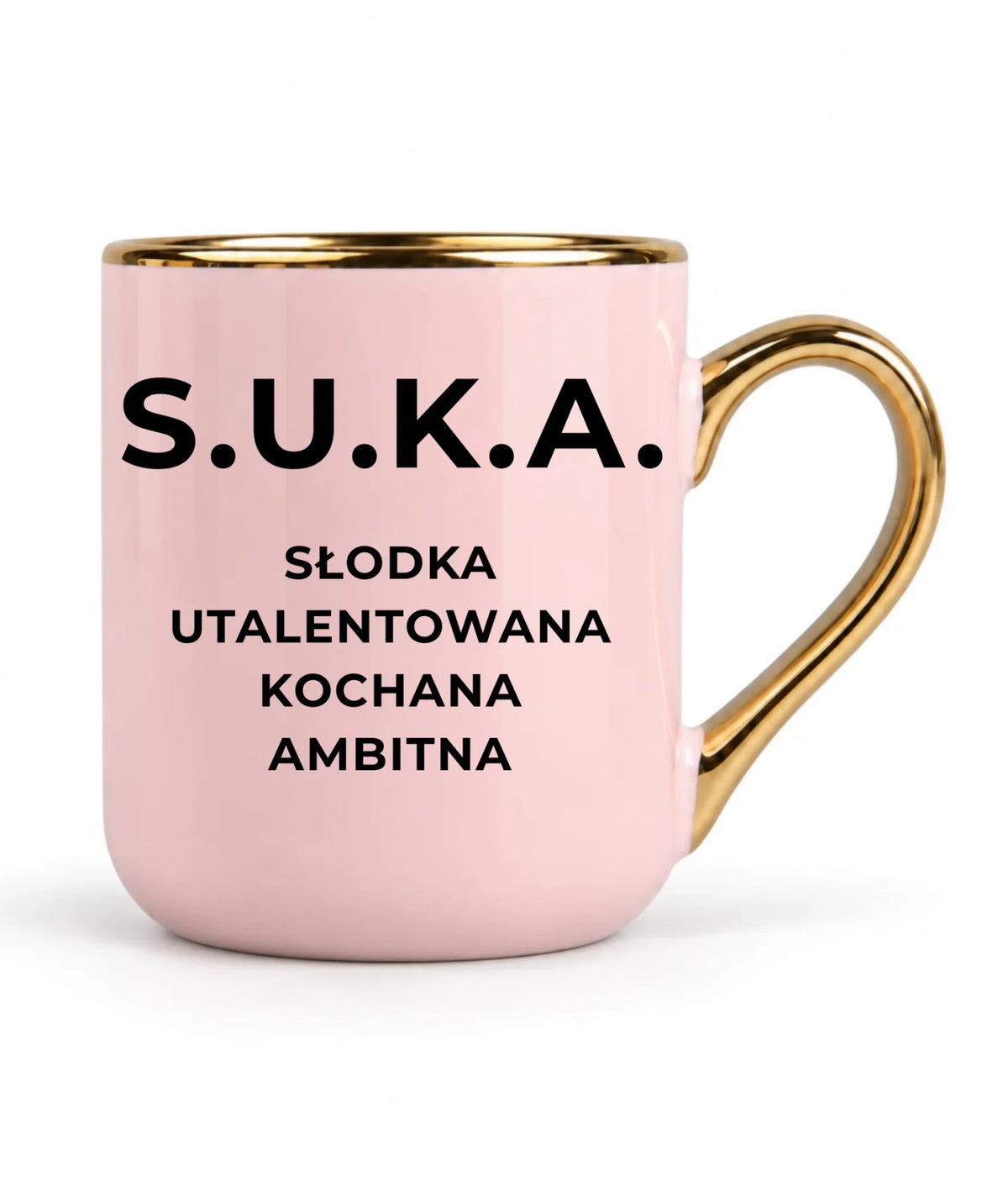 Kubek elegant - S.U.K.A. - śmieszny prezent dla niej - bez cenzury DZ16