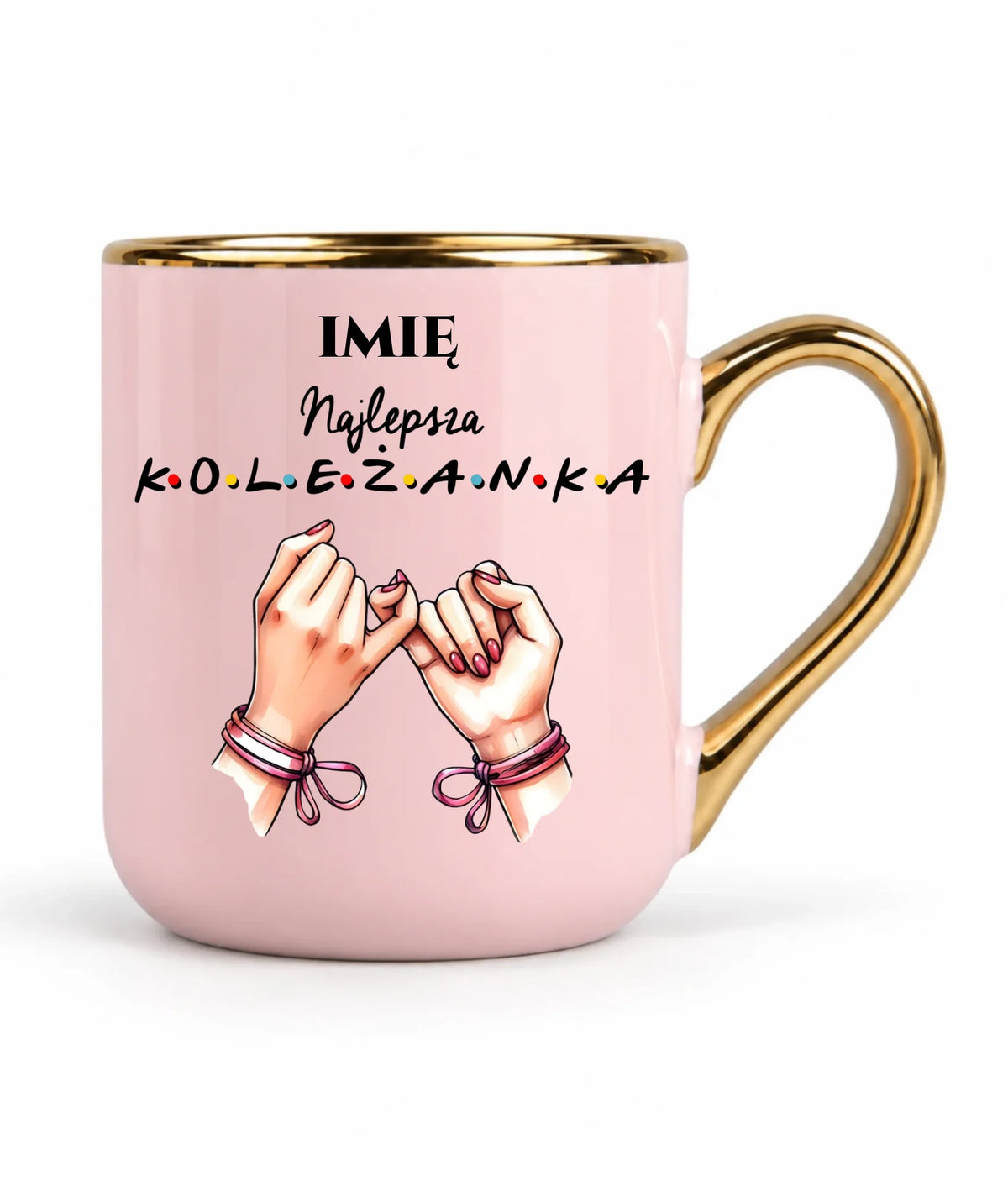Kubek elegant - Najlepsza koleżanka - personalizowany DZ02