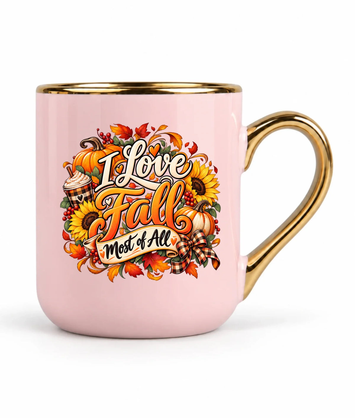 Kubek elegant jesienny - I Love Fall Most of All II