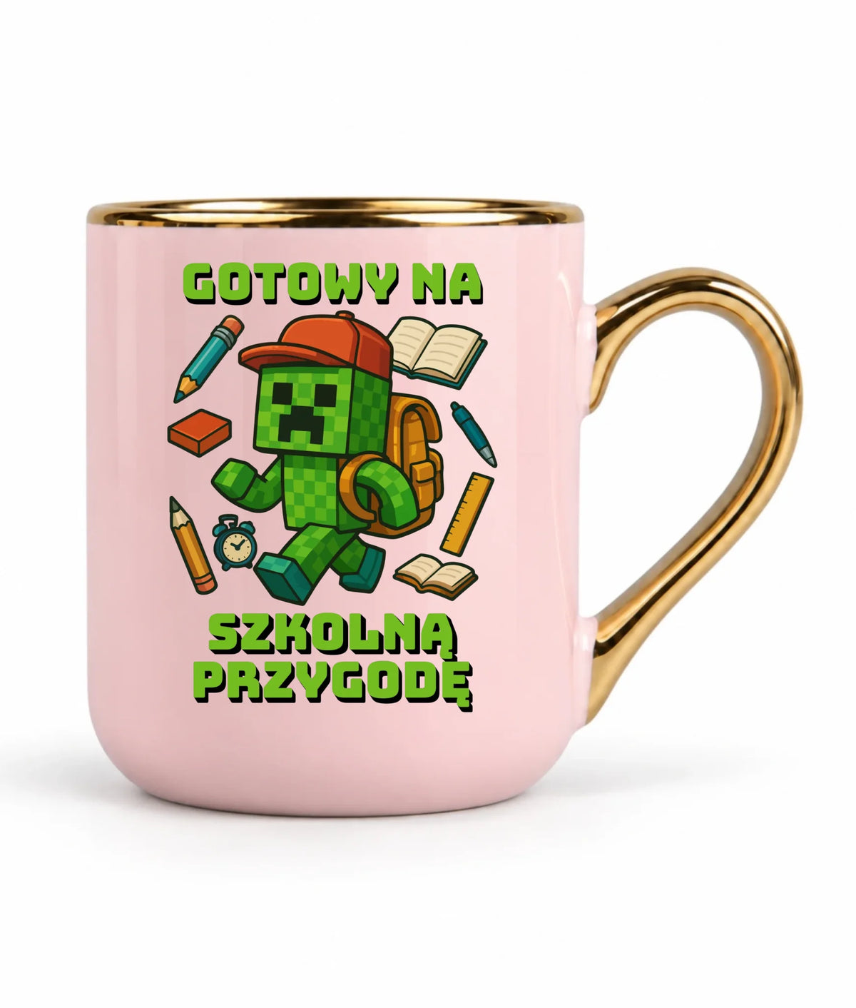 Kubek elegant szkoła - Gotowy na szkołę - gamer do szkoły - SZ13