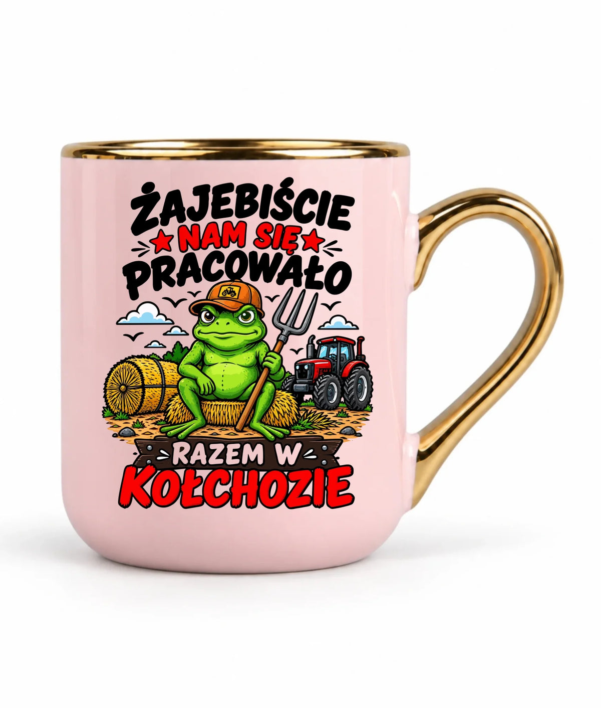 Kubek elegant na odejście z pracy - Razem w kołchozie