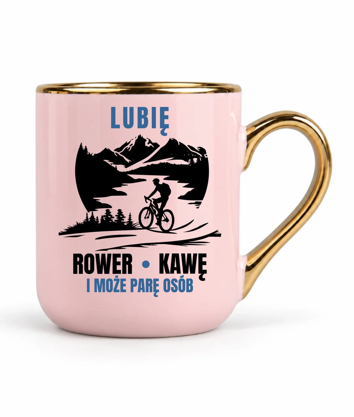 Kubek elegant dla rowerzysty - Lubię rower kawę i może parę osób HR05