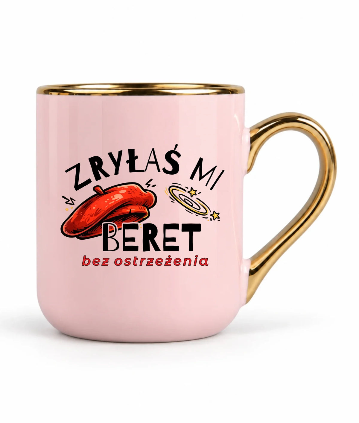 Kubek elegant - Zryłaś mi beret DZ34