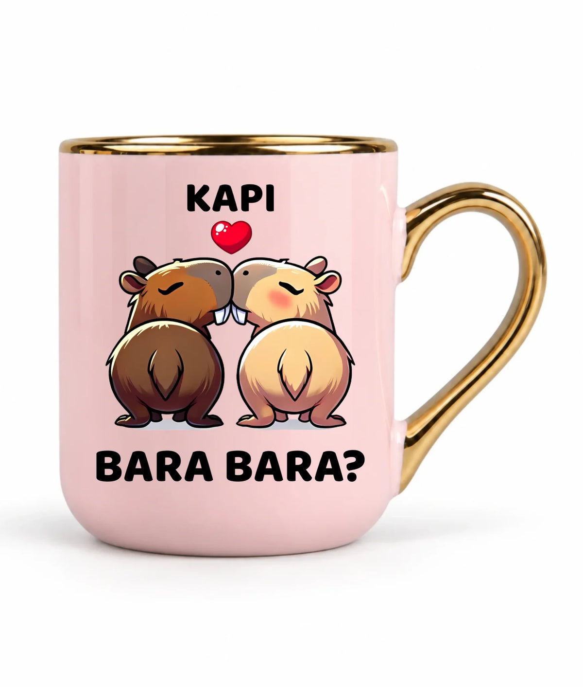 Kubek elegant dla par - Kapibara bara bara W86
